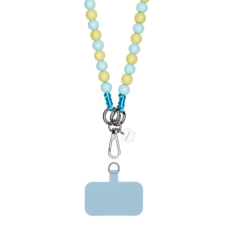 Handy-Strap «Brooklyn» (hellblau-gelb | universal)
